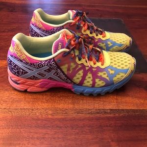 asics shoes colorful